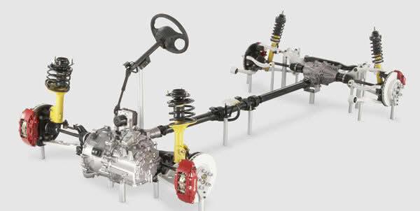 Understell inspiseres på løftebukk